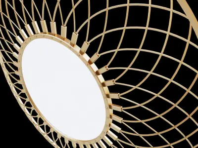 Cyan Designs Fairplex Mirror 3D model