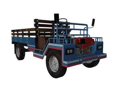 E-Tan car Low-poly 3D model