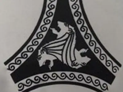 1990 World Cup Etrusco Unico Ball Low-poly 3D model