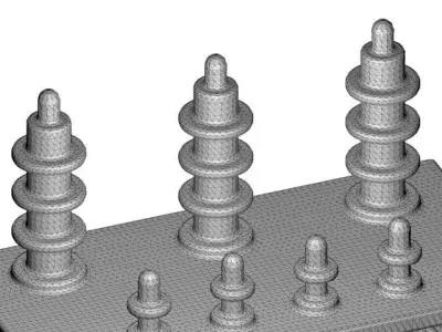 Electrical Transformer 3D print model
