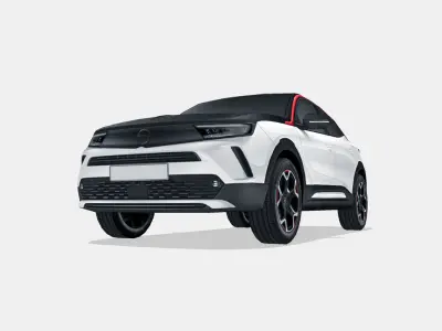 Opel Mokka 2021 Low-poly 3D model