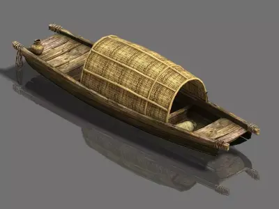 Game Medium City - Boat 3D model