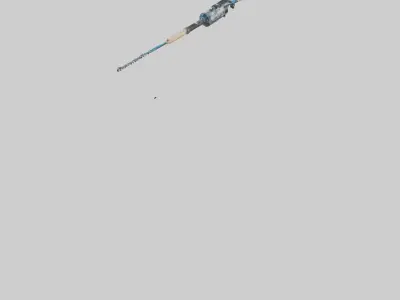 Beachside Fishing Rod model 3D model