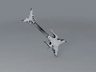 Sands HM-S Guitar Free 3D model