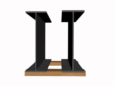 W21 Wide Flange Beam 3D model