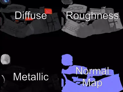Compact Laser Rangefinder Model Pack with Digital Display Low-poly 3D model