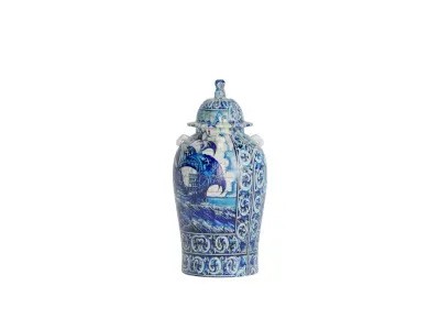 18th Century Chinese Jar  3D model