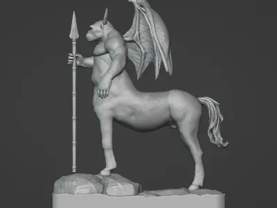 Gorilla Centaur Demon 3D print model