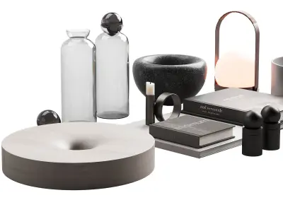 115 decorative set 028 japan style decor P02 3D model