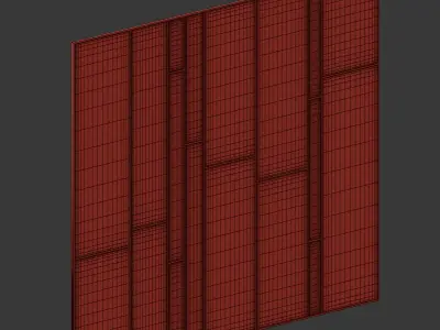 Wall Panel 4 3D model