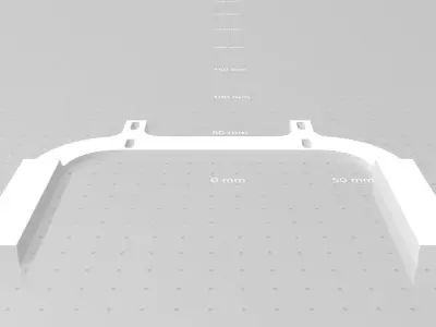 2x WS2812 DIY Racing Sim Lights Universal Mounting System 3D print model