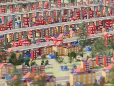 Flex Road Generator - Demo Free 3D model