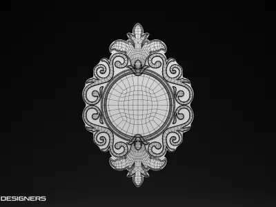 Antique Mirror 3D model
