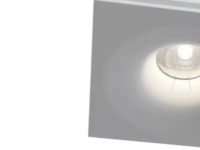 Downlight Gyps Modern DL001-1-01-W Maytoni Technical Free 3D model