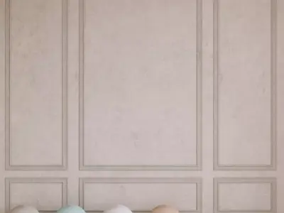 Decorative plaster and molding 4 colors Texture