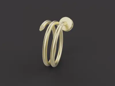 Nail Ring 15049 3D print model