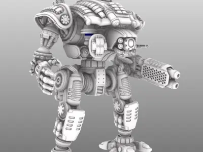 FREE-Molten Matter Projection Cannons For Project Quixote Free 3D print model