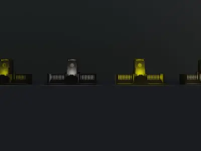 Miniature 3D Printing Structure Type-10 3D model