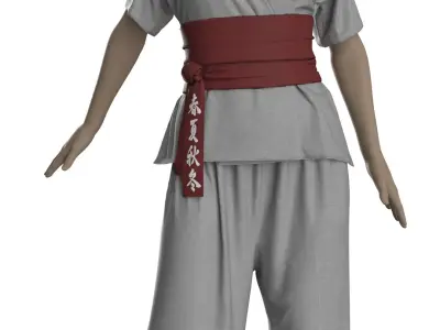 3d clothes in marvelous 3D model