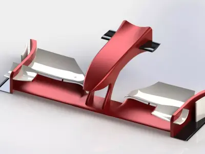 F1 Front Wing  Free 3D model
