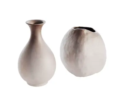Vases Decor Set 04 3D model