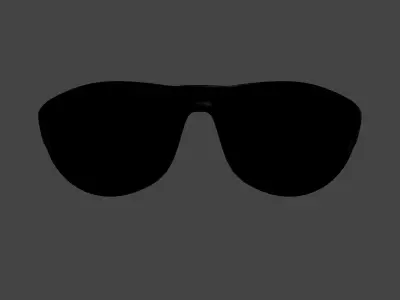 GLSS-007 Sunglasses Low-poly 3D model