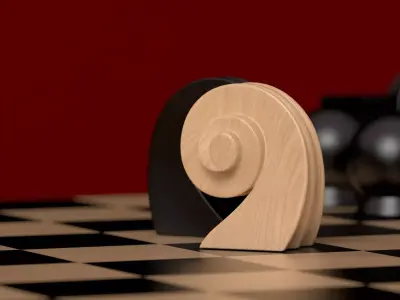 Man-Ray Chess 3D model