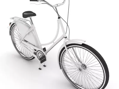Azor European City Bicycle  3D model
