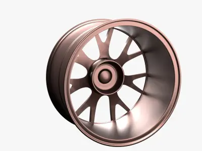 Dodge Charger SRT wheels 3D model