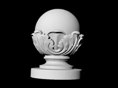 Decor for furniture 3D model 20
