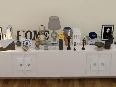 Decorative Set dresser 3D model