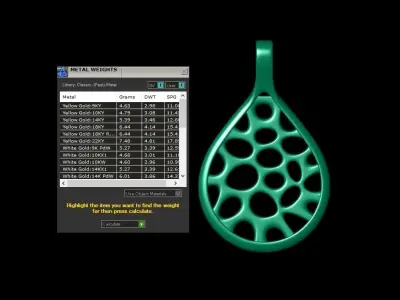 Elegant Teardrop Pendant Design  3D print model