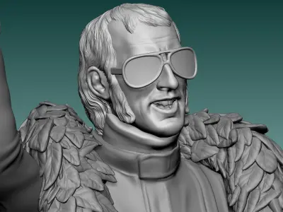 Jackie Stewart Champion 3D print model