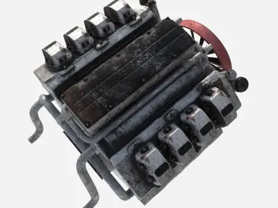 engine old 3D model