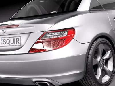 Mercedes SLK 2012 3D model