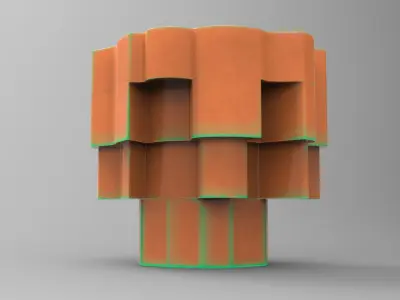 Kury Side Table Low-poly 3D model