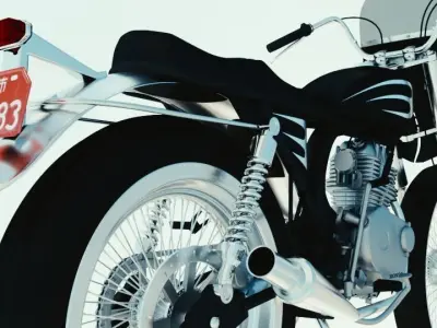 Bosozoku Bike  3D model