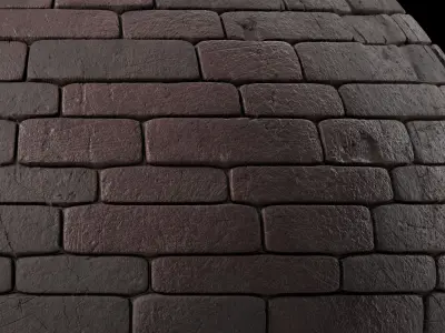 Brick Wall Materials 88- Brick Tiles By Sbsar - Pbr 4k Seamless Texture