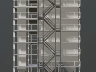 Industrial building 2023-0008 3D model