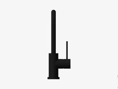 Sink Mixer - Luxury - Sleek - Squareline - 220 Low-poly 3D model