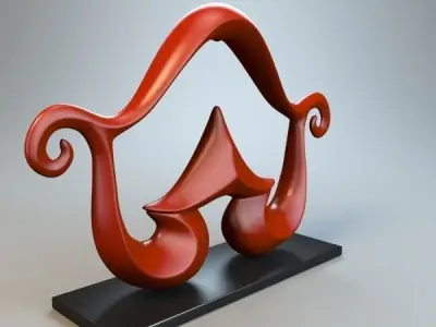 Abstract Figure 3D model 22