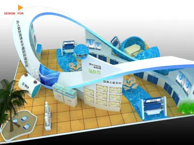 Exhibition - Area - 12X15-3DMAX2009-04 3D model