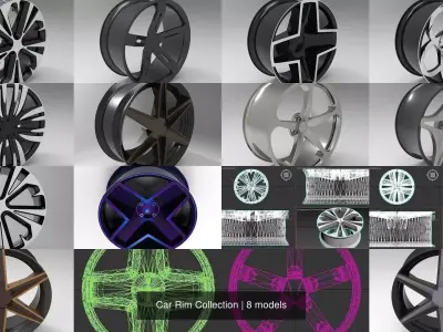 Car Rim Collection 3D Model Pack