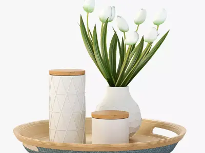 Closed Jars To Store Treats For Guests 3D model