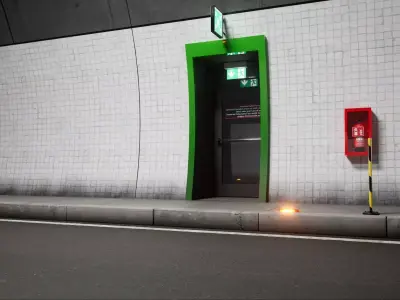  Modular Vehicle Tunnel Segment Variations 3D model