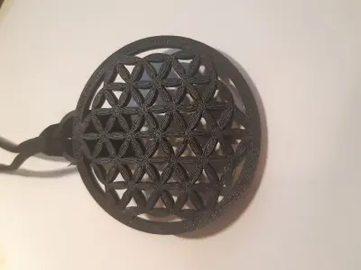 Flower of Life Pendant Free 3D print model