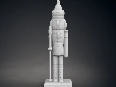 Christmas Nutcracker Figure 3D print model