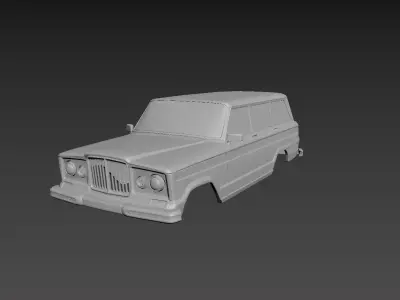 Jeep Grand Wagoneer 1963 Body For Print 3D print model