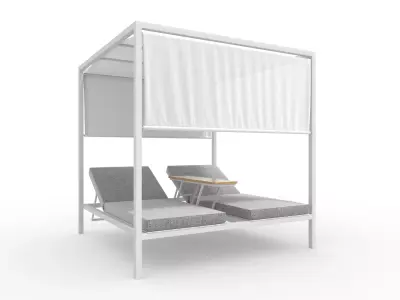 Poolside Cabana 13 3D model