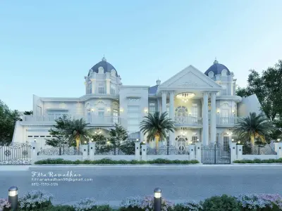 Luxury classic house 3D model